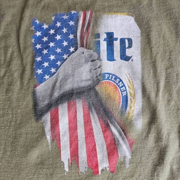 skull + beer graphic sleeveless shirt - Picture 2 of 5